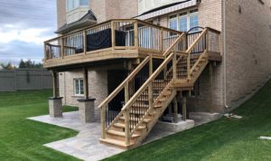 Back Deck with Stairs