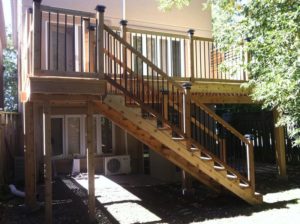 Back Deck with Stairs